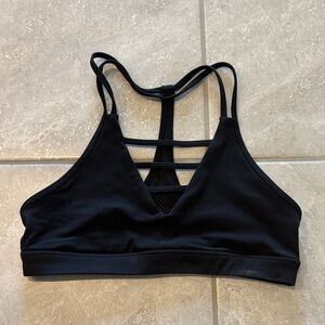 ZYIA Black Strappy Sports Bra